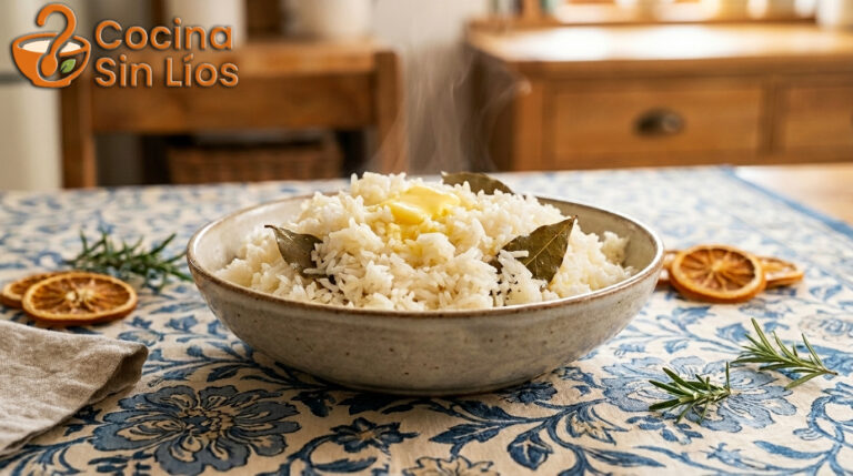 Cómo hacer arroz blanco suelto y en su punto