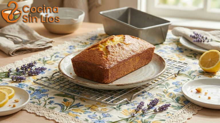Bizcocho casero de yogur y limón: receta fácil, esponjosa y muy aromática