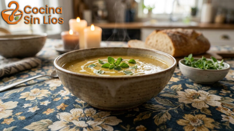 Crema de verduras fácil y casera: receta suave, ligera y muy sabrosa