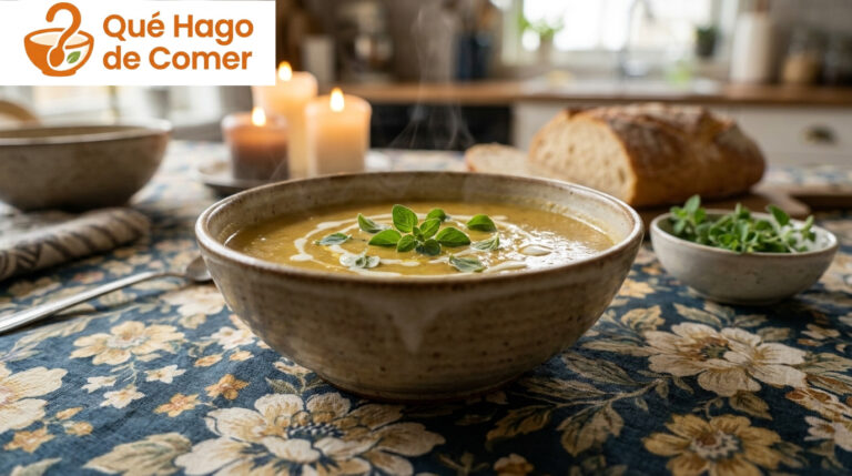 Crema de verduras fácil y casera: receta suave, ligera y muy sabrosa