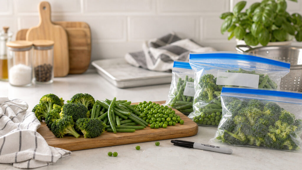 conservar verduras